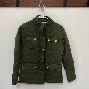 Market & Spruce Olive Cotton Quilted Jacket